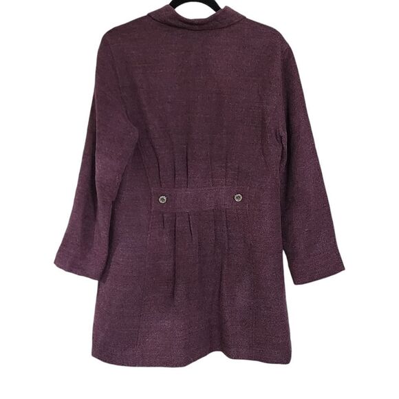J. Jill vintage purple wool blend jacket 10 - Picture 2 of 6